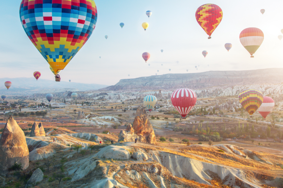 Vol en montgolfière